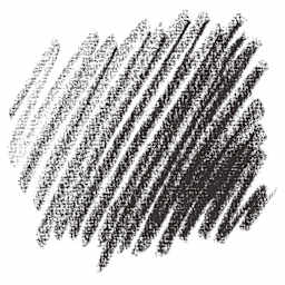 Conté à Paris Colour Pastel Carré - Grey Sepia 42, scribble swatch