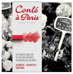 Conte Crayon Sets 18-Color Set