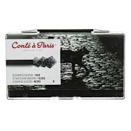 Conte Sketching Crayons Black  B