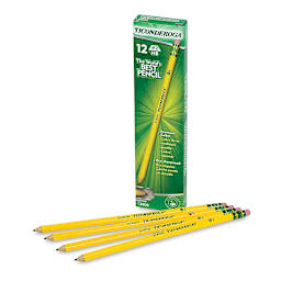 Dixon Ticonderoga Pencils - Pre-Sharpened, Box of 12