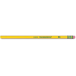 Dixon Ticonderoga Pencils - Unsharpened, Box of 12, single pencil shown
