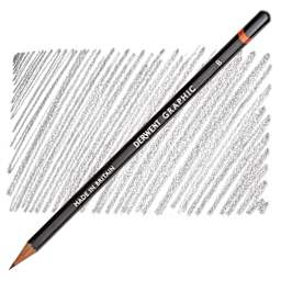 Derwent Graphic Pencil - Hardness B pencil and swatch