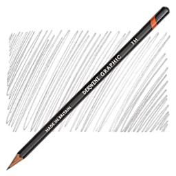 Derwent Graphic Pencil - Hardness 3H pencil and swatch