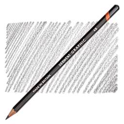 Derwent Graphic Pencil - Hardness 4B pencil and swatch
