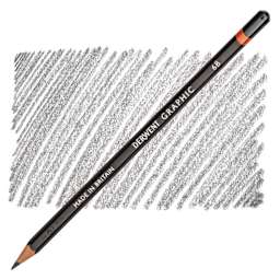 Derwent Graphic Pencil - Hardness 6B pencil and swatch