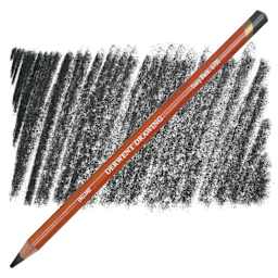 Derwent Drawing Pencil - Ivory Black pencil and swatch