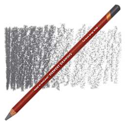 Derwent Drawing Pencil - Carbon Grey pencil and swatch