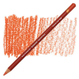 Derwent Drawing Pencil - Autumn Leaf pencil and swatch
