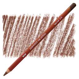 Derwent Drawing Pencil - Sepia Red pencil and swatch