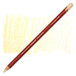 Derwent Drawing Pencil - Champagne pencil and swatch