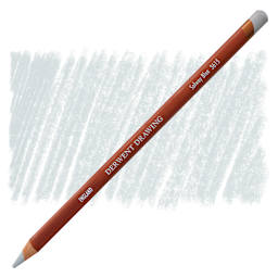 Derwent Drawing Pencil - Solway Blue pencil and swatch