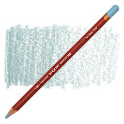 Derwent Drawing Pencil - Ash Blue pencil and swatch