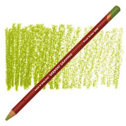 Derwent Drawing Pencil - Fresh Green pencil and swatch