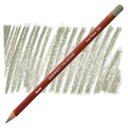 Derwent Drawing Pencil - Green Shadow pencil and swatch