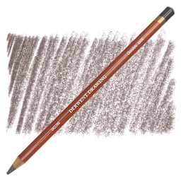 Derwent Drawing Pencil - Chocolate pencil and swatch