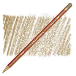 Derwent Drawing Pencil - Brown Ochre pencil and swatch