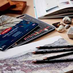 Tinted Charcoal Pencils Sand