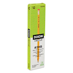 Dixon Oriole No. 2 Pencils - HB, Pkg of 12, front of the packaging
