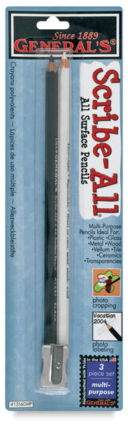 Scribe-All Pencils, Set of 2 with Sharpener