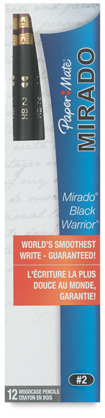 Paper Mate Mirado Black Warrior Pencil - Front of box of 12 pencils