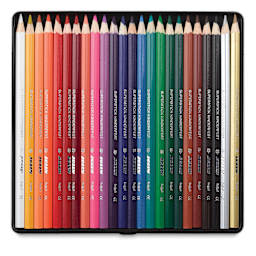 Jolly Superstick Colored Pencil Sets - Set of 24 shown in tray