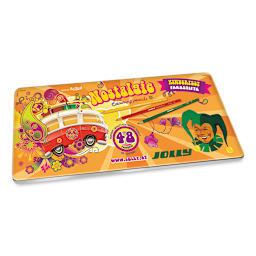 Jolly Superstick Colored Pencil Sets - Angled view of package of 48