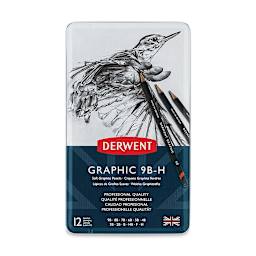 Derwent Graphic Pencils - Soft Set of 12 (Outside of Package)
