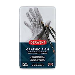 Derwent Graphic Pencils - Hard Technical, Set of 12, front of packaging