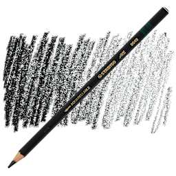 Stabilo Colored Marking Pencil - Black pencil and swatch