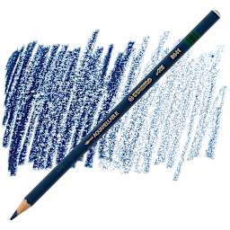 Stabilo Colored Marking Pencil - Blue pencil and swatch