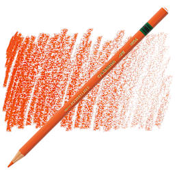 Stabilo Colored Marking Pencil - Orange pencil and swatch