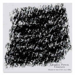 General's Charcoal Pencil - Black, 6B swatch