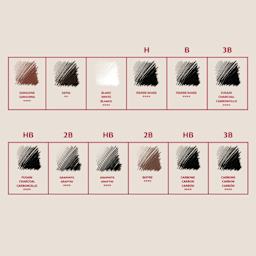 Conté à Paris Sketching Pencils - Set of 12, swatches