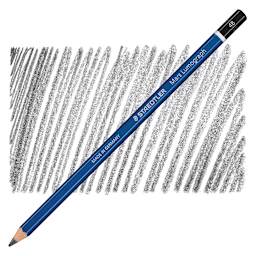 Staedtler Lumograph Drawing and Sketching Pencil - 4B pencil and swatch