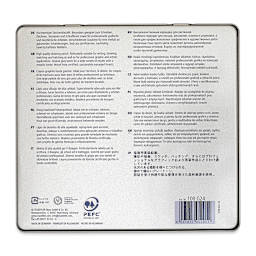 Staedtler Lumograph Drawing and Sketching Pencils - Set of 24, Assorted Hardness back of package