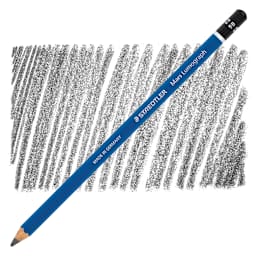 Staedtler Lumograph Drawing and Sketching Pencil - 9B pencil and swatch