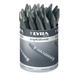 Lyra Graphite Crayon 24 pc Classroom pack shown in container