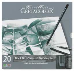 Black Box Charcoal Drawing Set - Outside of Package