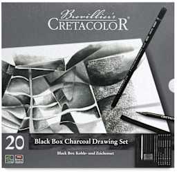 Black Box Charcoal Drawing Set - Outside of Package