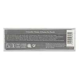 Cretacolor Leads - Graphite, 2B, Box of 6 back of package