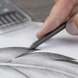 Hand using Cretacolor Graphite 4B Lead