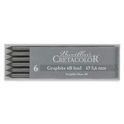 Cretacolor Leads - Graphite, 6B, Box of 6