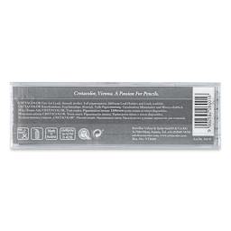 Cretacolor Leads - Charcoal, Soft, Box of 6 back of box