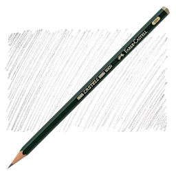 Faber-Castell 9000 Pencil - Graphite, 6H pencil and swatch