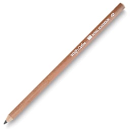 Wolff's Carbon Pencils and Sets - Single 4B Carbon Pencil shown angled