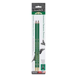 General's Kimberly Graphite Pencil - 6B, Pkg of 2, front of the packaging