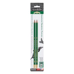 General's Kimberly Graphite Pencil - HB, Pkg of 2, front of the packaging