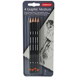 Derwent Graphic Designer Pencil Set, 4-Pencils