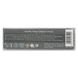 Cretacolor Lead - Nero No. 2, Pkg of 6, back of the packaging