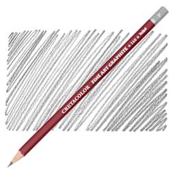 Cretacolor Fine Art Graphite Pencil - F pencil and swatch